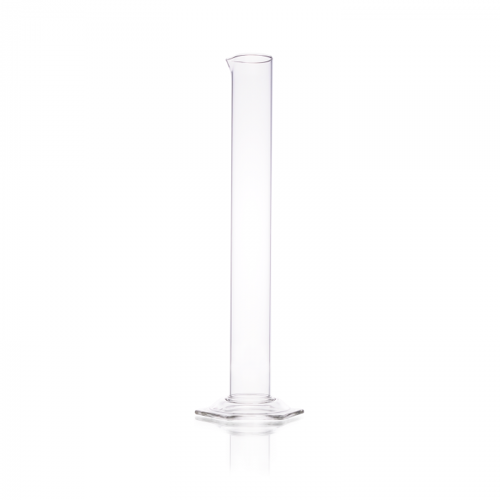 DURAN® Measuring cylinders, hexagonal base, without graduation, 250 ml, without