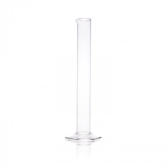 DURAN® Measuring cylinders, hexagonal base, without graduation, 250 ml, without