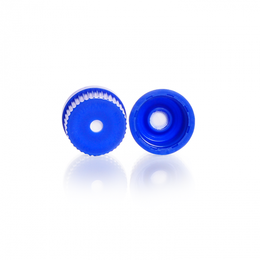 DURAN® Membrane screw cap, GL 32, PP, blue, for DURAN® laboratory glass Glass B