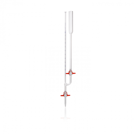 DURAN® micro burette, conformity certified, blue print, main points ring gradua