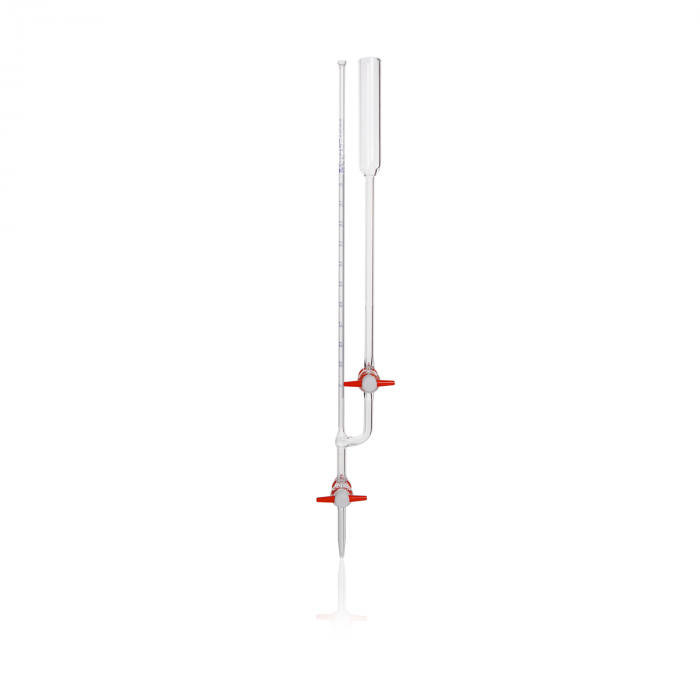 DURAN® micro burette, conformity certified, blue print, main points ring gradua