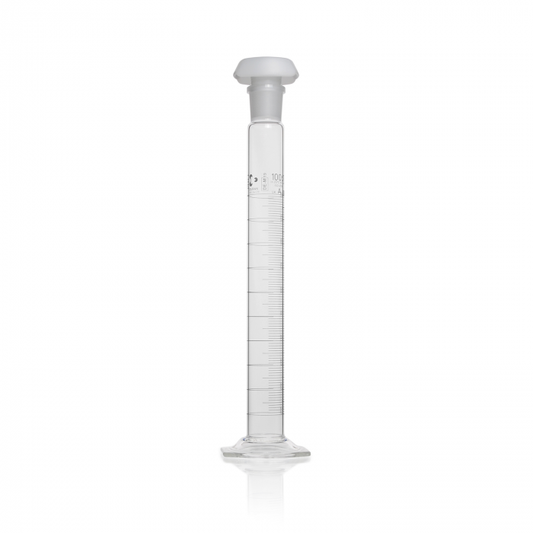 DURAN® Mixing cylinder, hexagonal base, class A, main points ring graduation, b
