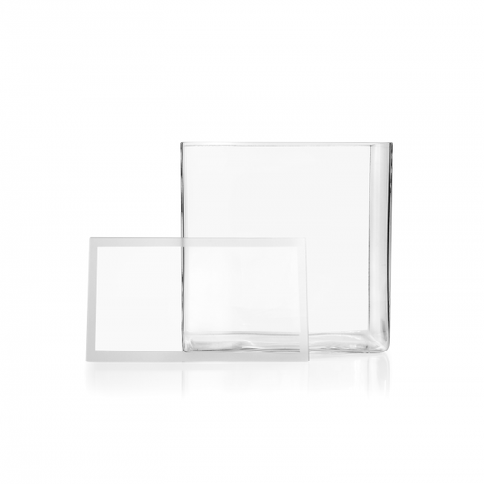DURAN® Museum jar, with ground-in glass plate, 250 x 140 x 250 mm