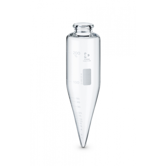 DURAN® Oil centrifuge tube, conical, short cone, graduation in percent, 100mL