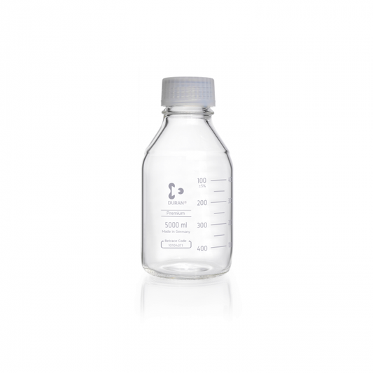 DURAN® Premium bottle, complete with pouring ring and screw cap (TpCh260), ther