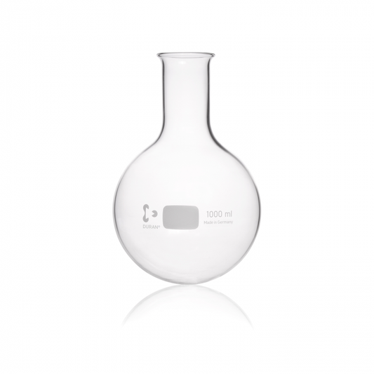 DURAN® Round bottom flask, narrow neck, with beaded rim, 1000 ml