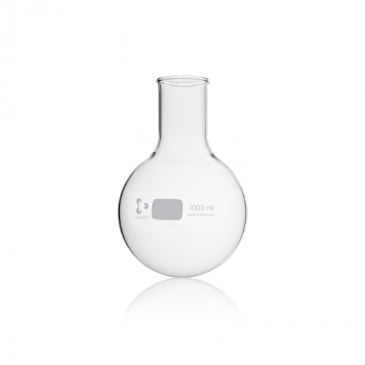 DURAN® Round bottom flask, wide neck, with beaded rim, 1000 ml, neck diameter =