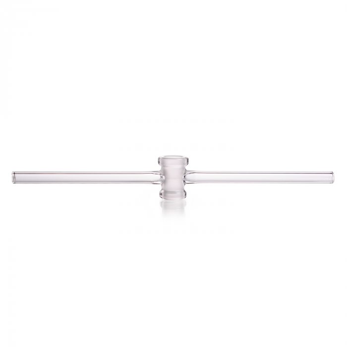 DURAN® Single way stopcocks, ground, without keys, bore 4 mm, NS 14.5, "side ar
