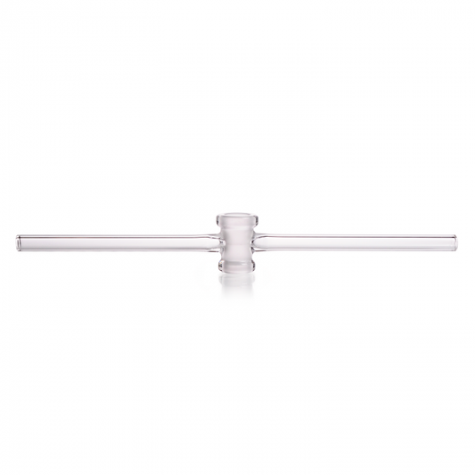 DURAN® Single way stopcocks, ground, without keys, bore 4 mm, NS 14.5, "side ar