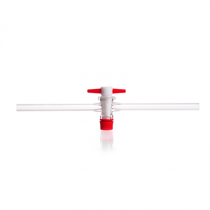 DURAN® Single way stopcocks, taper 1:5, with PTFE keys, bore 6 mm, NS 19.5