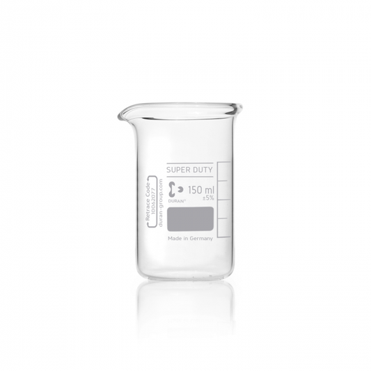 DURAN® super duty beaker, high form, with spout, 150ml