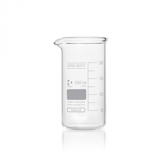 DURAN® super duty beaker, high form, with spout, 250ml