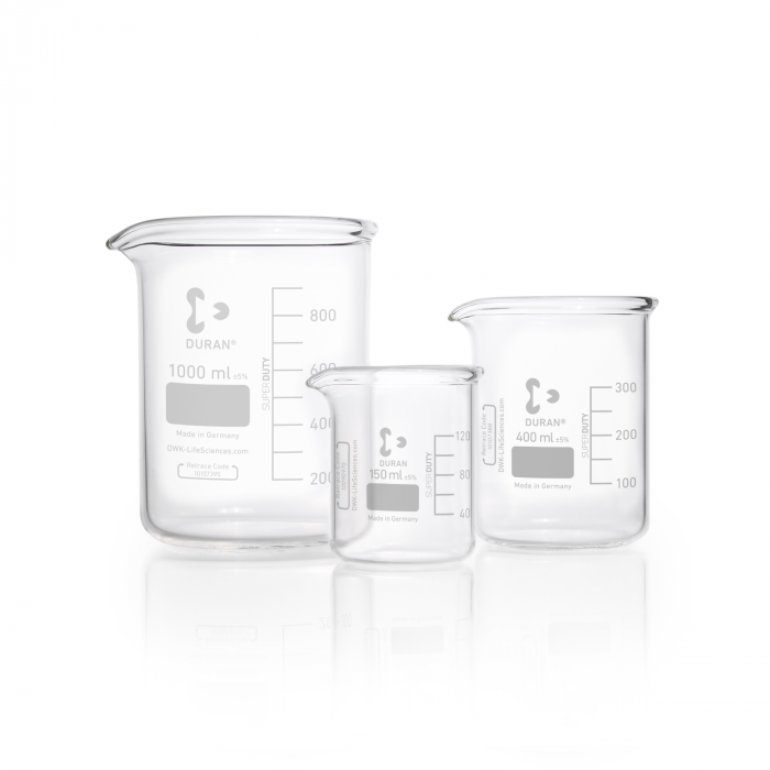 DURAN® super duty beaker, low form, with spout, 2000ml