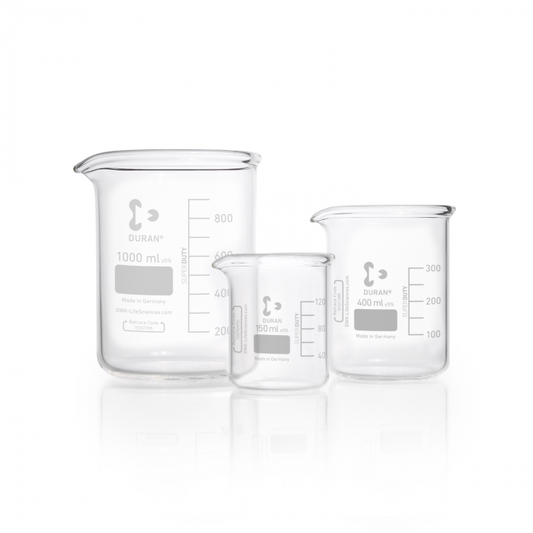 DURAN® super duty beaker, low form, with spout, 250 ml