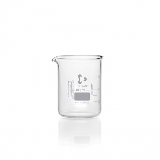 DURAN® super duty beaker, low form, with spout, 400ml