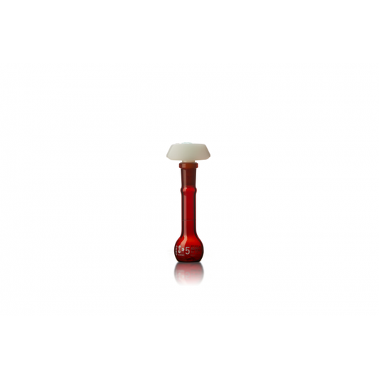 DURAN® Volumetric flask, amber coloured, white graduation, class AW, individual