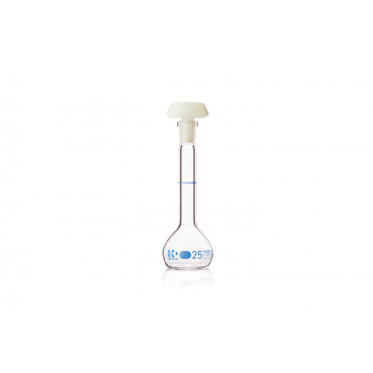 DURAN® Volumetric flask,blue graduation, class A, USP conformity, individual ce