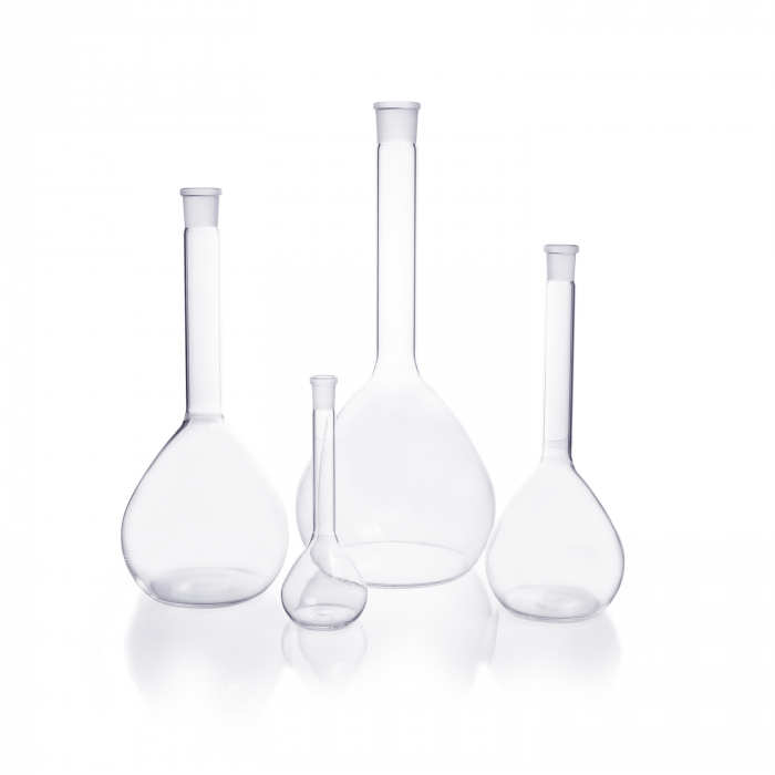 DURAN® Volumetric flask, partially ground, NS 14/23, 200 ml, without print