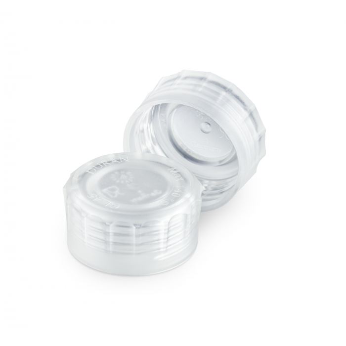 DURAN® YOUTILITY® Screw Cap GL 45, Ergonomic, Polymethylpentene (PMP), transpar