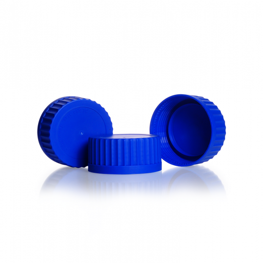 DURAN Wide Mouth Screw Cap GLS 80 Blue PP