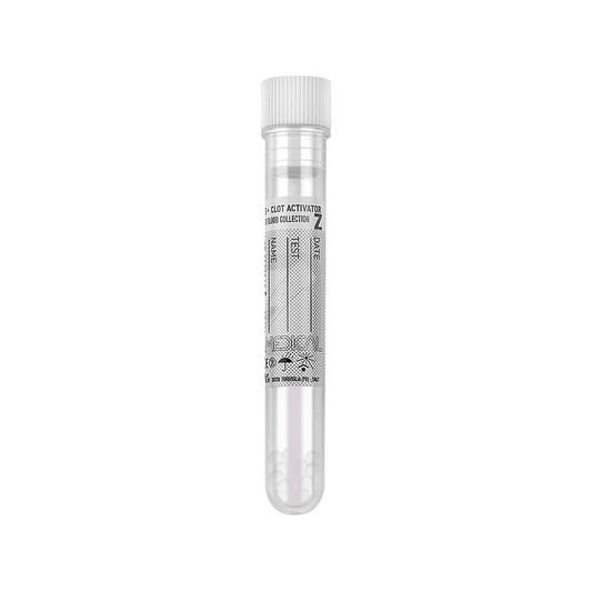 Епрувети платични со капак со гранули 13x75 mm