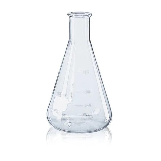 Erlenmeyer flask, narrow neck, Boro 3.3
 100 ml, with beaded rim and graduation