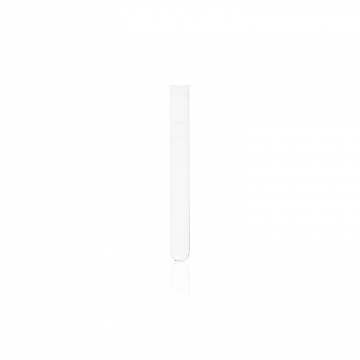 FIOLAX® test tube with beaded rim, 12 x 100 mm, 9 ml