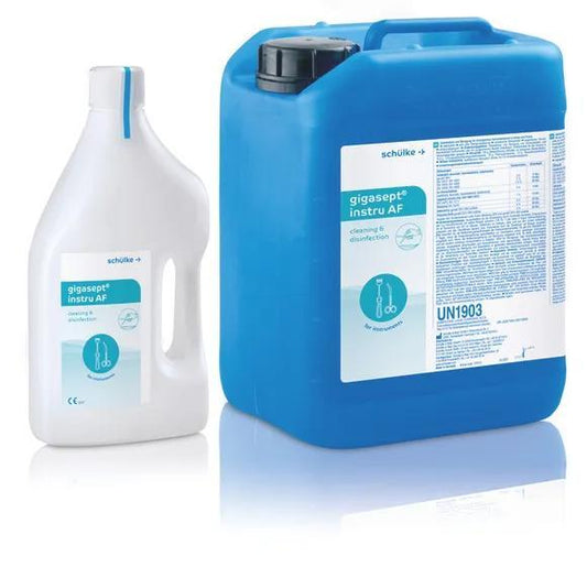 gigasept® instru AF disinfect.detergent
5 L can liquid concentrate
1 PAK = l x