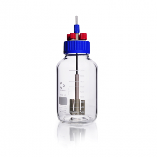 GLS 80 stirred reactor, incl. 1000 ml GLS 80 bottle, GL 14 PP screwing, 2 x GL
