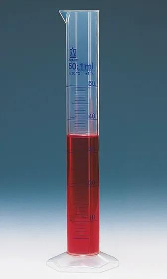 Grad. cylinder tall form
  10 ml: 0,2 ml PP grad. in blue