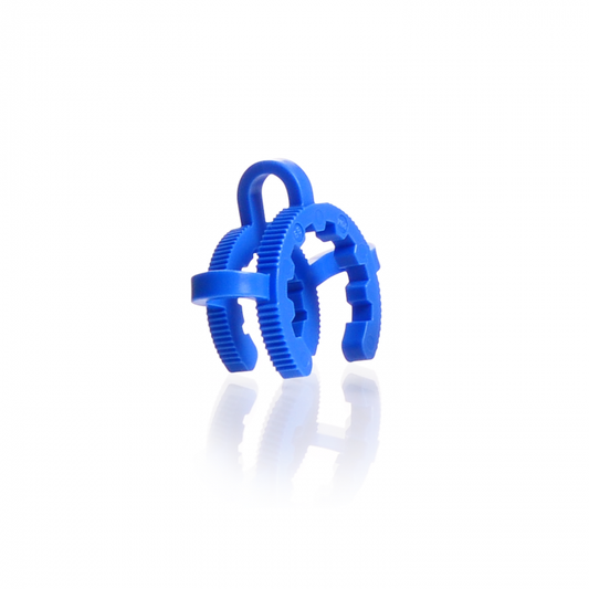 KECK-Clips for conical joints, POM, KC, NS 18.8, blue, KECK-ART.-No. 01-19