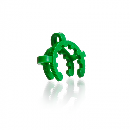 KECK-Clips for conical joints, POM, KC, NS 24, green, KECK-ART.-No. 01-24