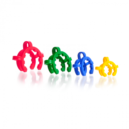 KECK Clips for conical joints, POM, KC, NS 40, yellow, KECK-ART.-No. 01-40