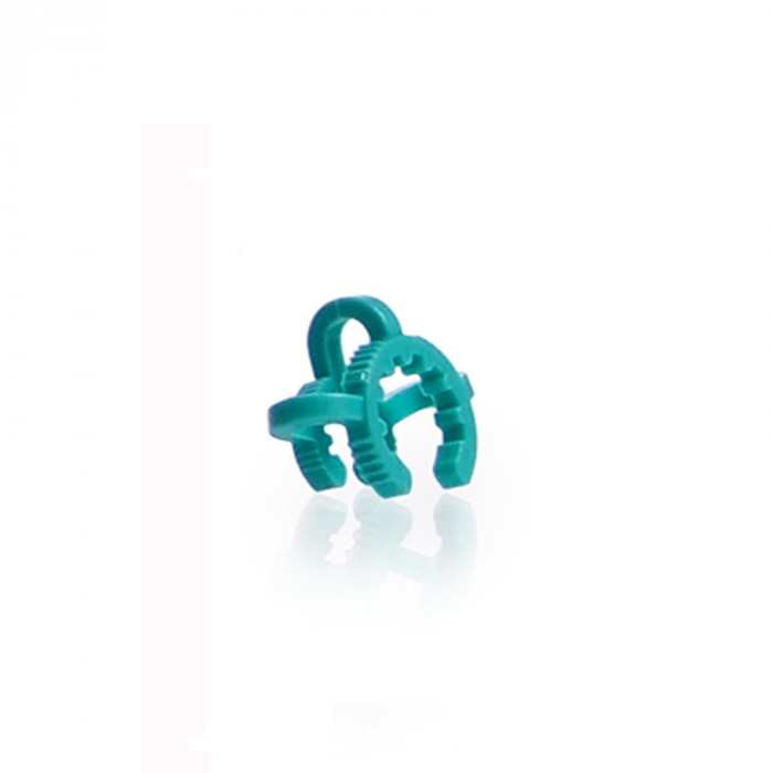 KECK clips for conical joints, POM, NS 10, green
