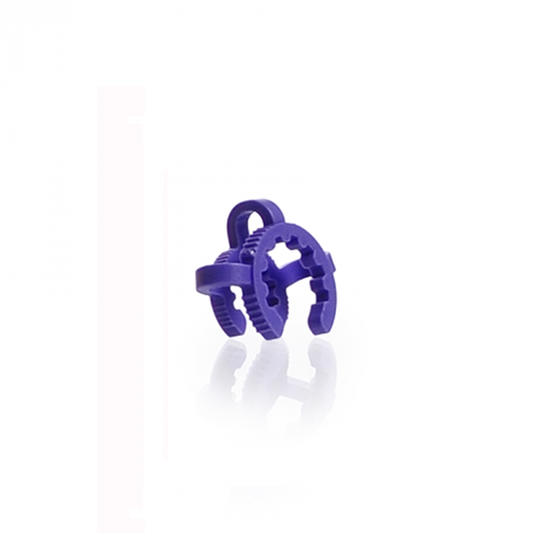 KECK clips for conical joints, POM, NS 12.5, violett