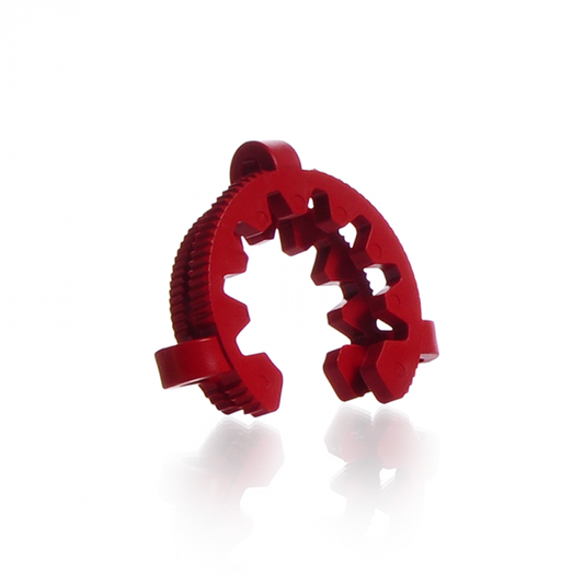 KECK clips for conical joints, POM, NS 45, brown