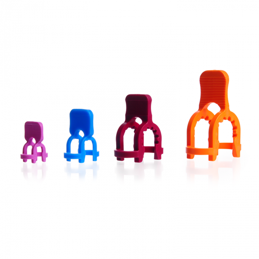 KECK-Clips for spherical joints, POM, S 19, dark blue, KECK-ART.No. 05-19/1