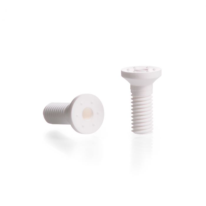 KECK Suction connectors AS M8, screw, white