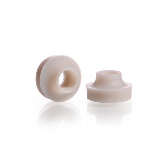KECK Suction connectors AS M8, silicone sealing, opaque