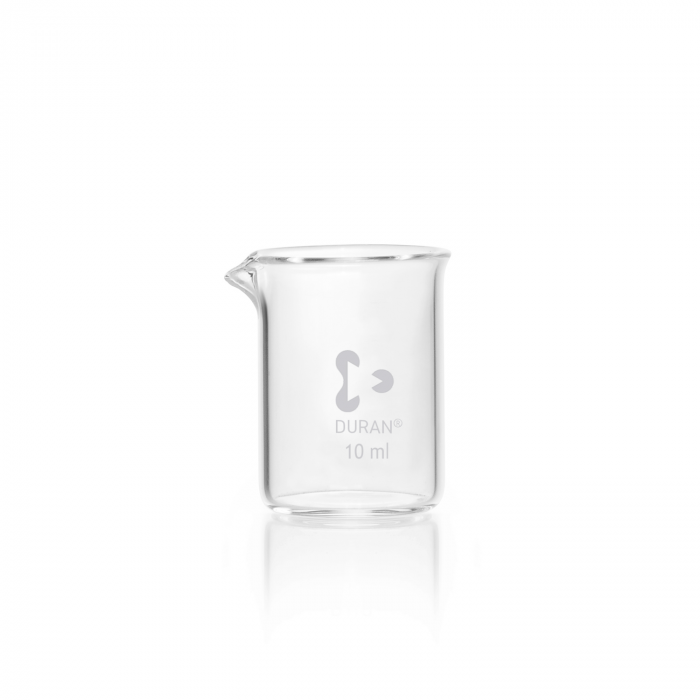 Лабораториска стаклена чаша 10 ml Duran