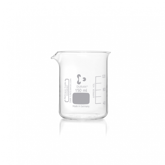 Лабораториска стаклена чаша 150 ml Duran