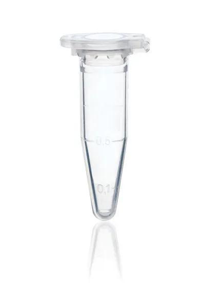 Microtube, PP
1,5 ml, colorl., lid, pack of 500 pcs.
BIO-CERT® PCR QUALITY