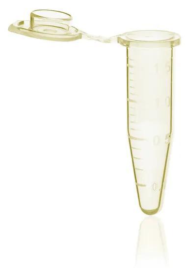 Microtube, PP
1,5 ml, yellow, with lid, pack of 500 pcs.
BIO-CERT® PCR QUALITY
