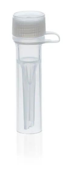 Microtube PP, attached screw cap PE
0,5 ml, selfstanding, ungrad.
attached scr