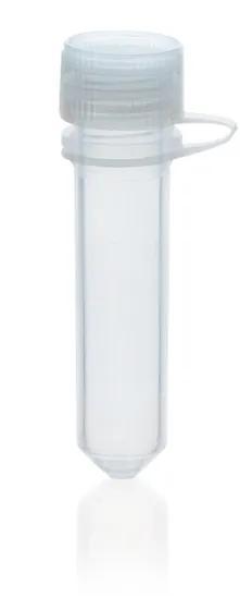 Microtube PP, attached screw cap PE
2,0 ml, round bottom,  ungrad.
attached sc