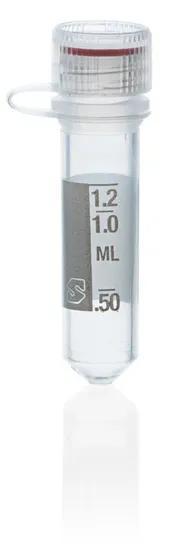 Microtube PP, attached screw cap PP
2,0 ml, round bottom, grad.
attached screw