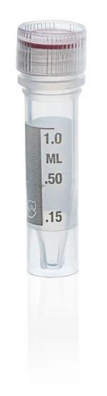 Microtube PP, bulk screw cap PP
1,5 ml, selfstand., sterile, grad.
screw cap w