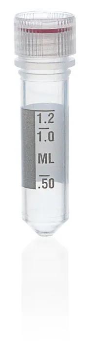 Microtube PP, bulk screw cap PP,
2,0 ml, round bottom, sterile, grad.
screw ca