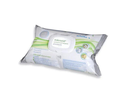 Mikrozid Universal Wipes Premium
disinfection tissues
1 PAK = 6 x soft pack wi
