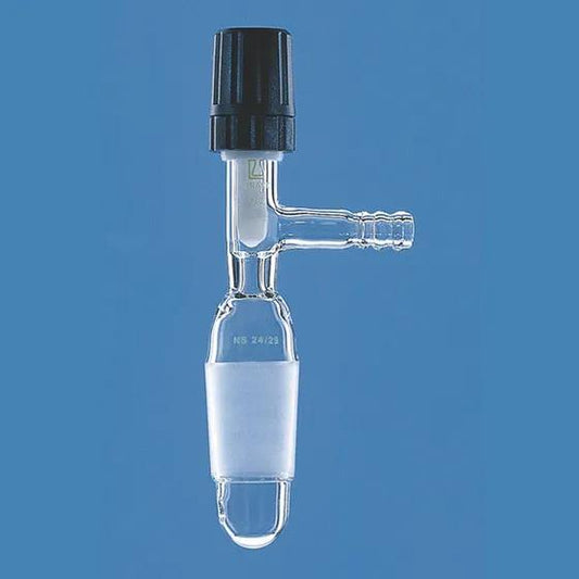 Needle-valve stopc.f.desiccator Boro 3.3
NS 24/29, for lid and lateral socket